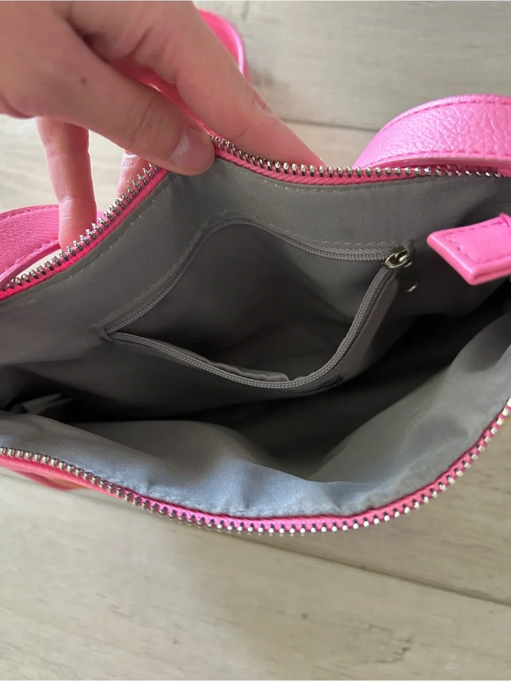 Wild Fable Colorblock Pink Shoulder Bag with Orange & Yellow Panels